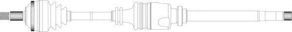GENERAL RICAMBI PE3225 Drive Shaft